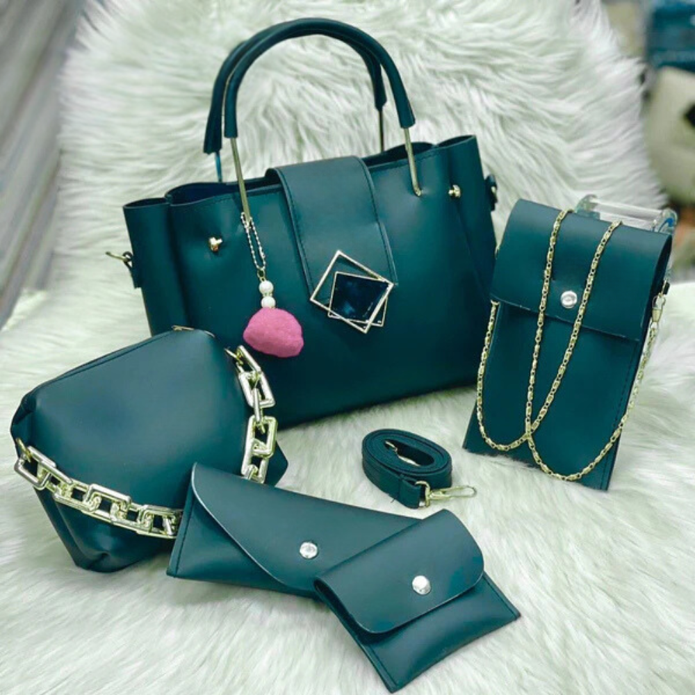 Leather 5 Pieces Bag Set