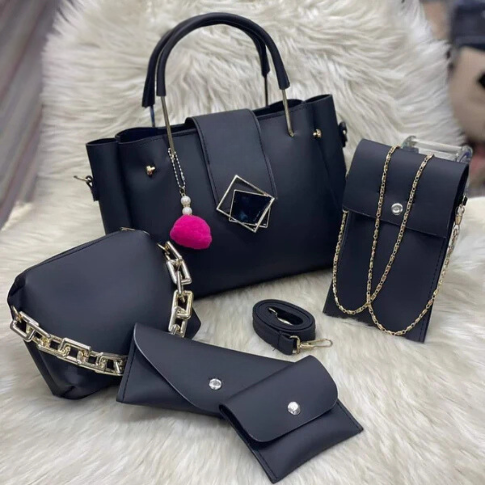 Leather 5 Pieces Bag Set