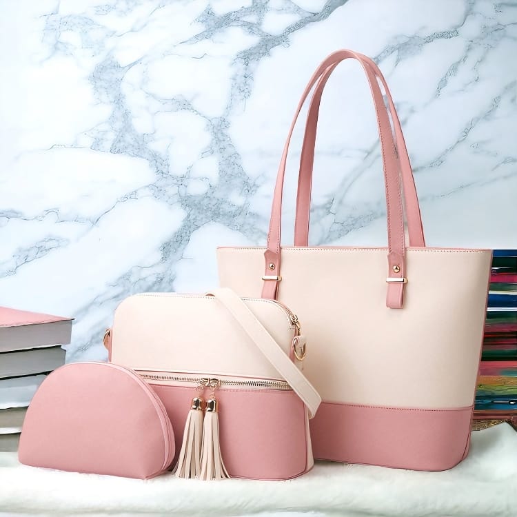 Versatile 3-Piece Handbag