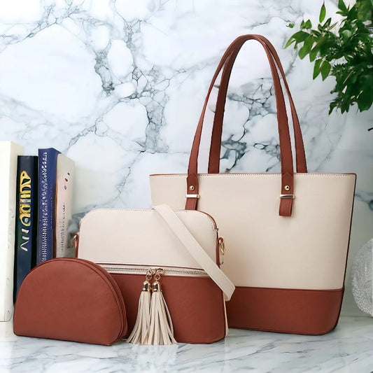 Versatile 3-Piece Handbag