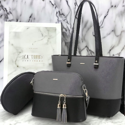 Versatile 3-Piece Handbag