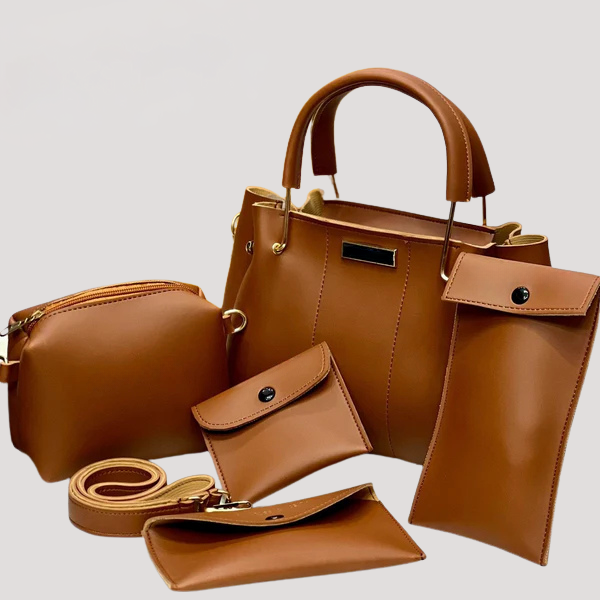 Premium 5-Piece Handbag Set