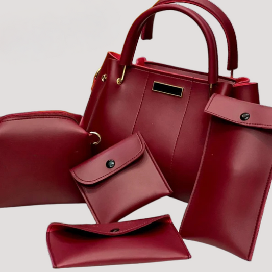 Premium 5-Piece Handbag Set